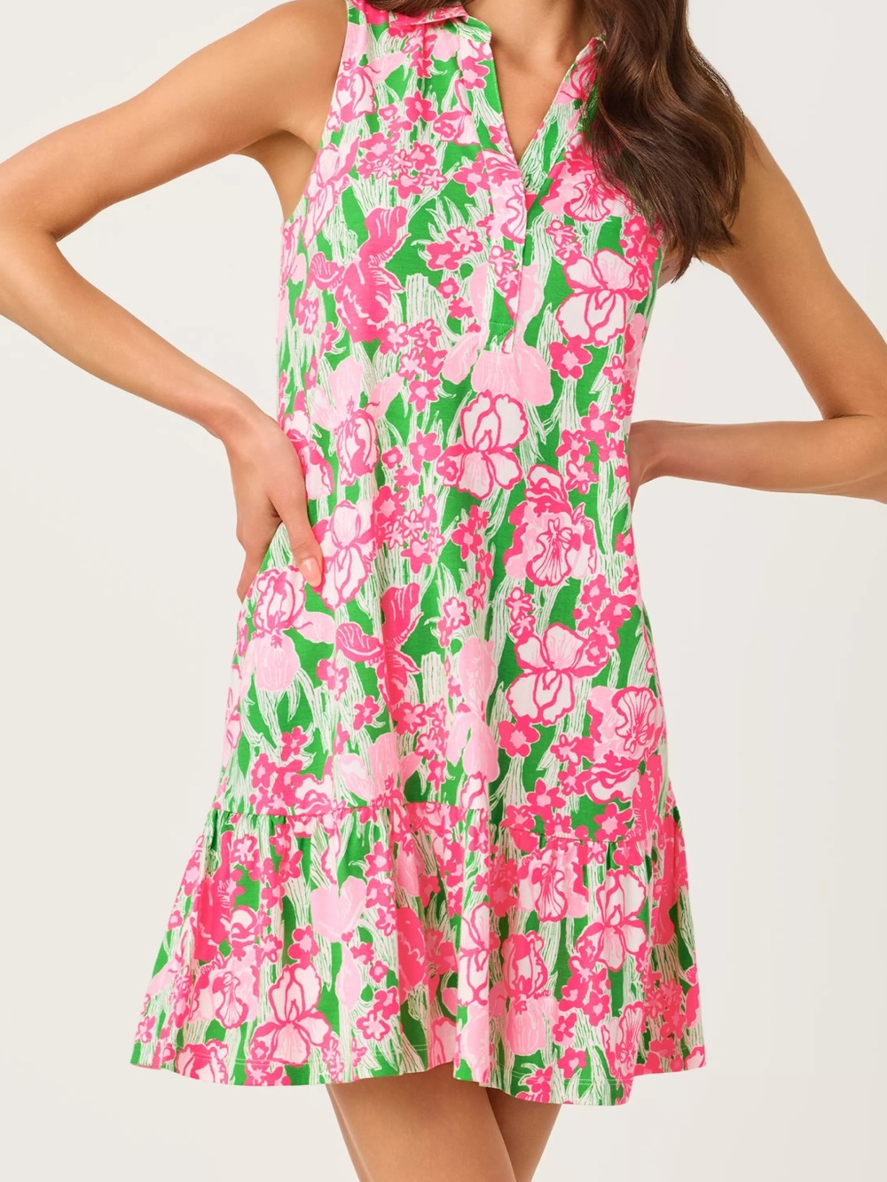 Lilly Pulitzer Riegan Dress-Putting Green Hanna-NEW - Picture 2 of 13